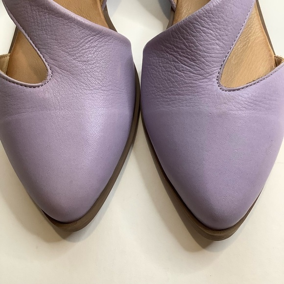 BUENO Bianca Lilac Leather Flat Sandal Size 37 - Picture 4 of 11